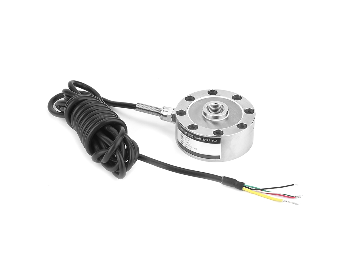 Sensor de carga de rádio Dylf 102 para tração e pressão com pesagem de até 1000 kg
