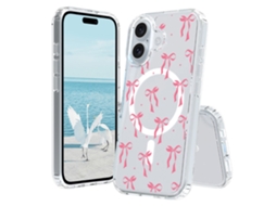 Capa Para Iphone 17 Pro Max Qhcx 023 Com Estampa De Roseta De Cereja E Sistema Magnético.