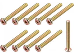 Parafusos de Máquina com Cabeça Sextavada Interna 20 Pçs CHABERLU (m6x50mm)