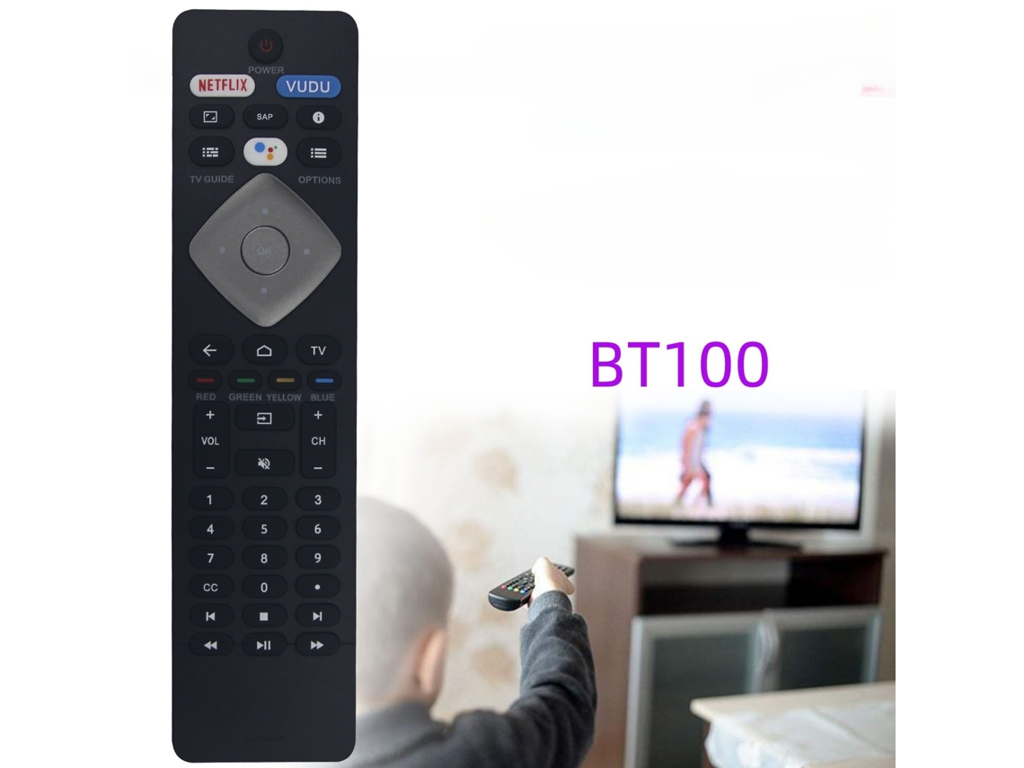 Comando de Tv para Philips Bt100 com Controlo por Voz XIAOMOYU