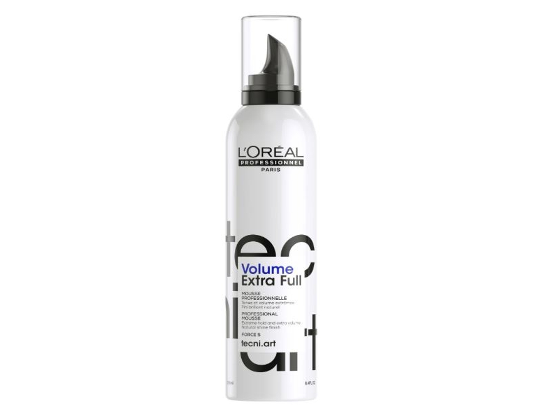 L'oreal Paris Tecni Art. Full Volume Extra Force 5, Espuma Para Cabelo, 250ml