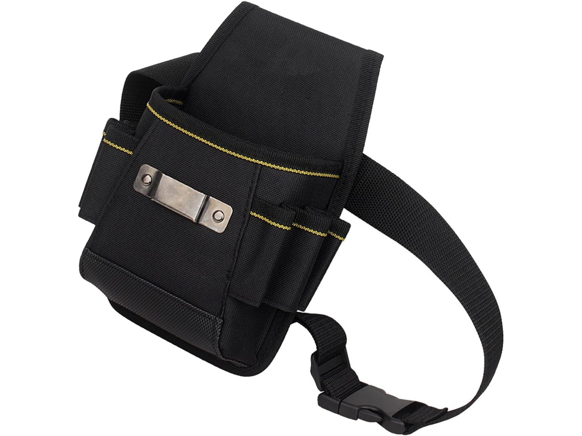 Organizador de ferramentas profissional com diversas bolsas e ímãs mais potentes para fácil acesso. Cinto de trabalho magnético.