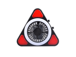Ventilador De Camping Para Uso Externo Com Luz Led De Alto Brilho, Ventilador De Resfriamento De Ar Para Camping E Piquenique Ao Ar Livre