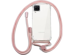 Capa para Samsung Galaxy A12 COOL Cordão Transparente