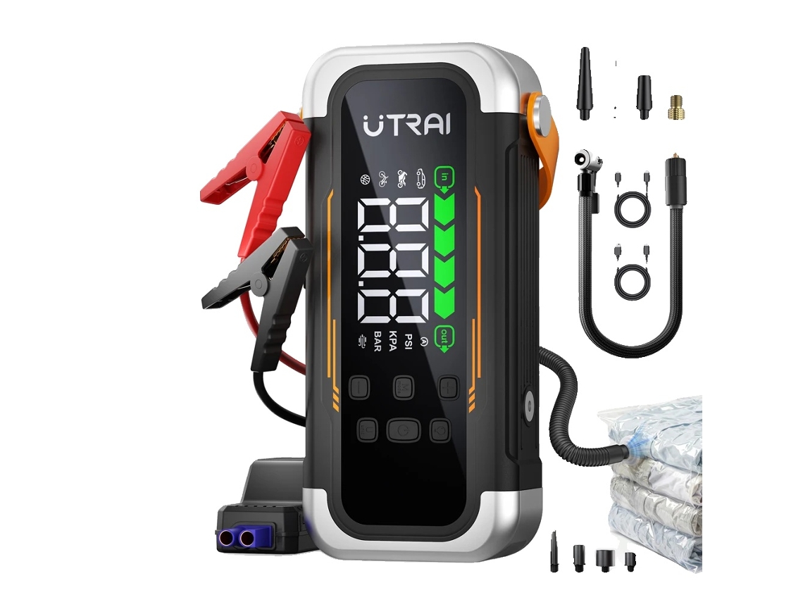 Iniciador De Carro, Banco De Energia, Bomba De Ar, Js-40 6000a
