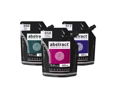 Acrílico Abstract 500Ml Vermelhão Sc 674