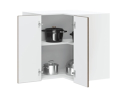 Vidaxl Armário Canto Parede Cozinha Lucca Madeira Carvalho Castanho