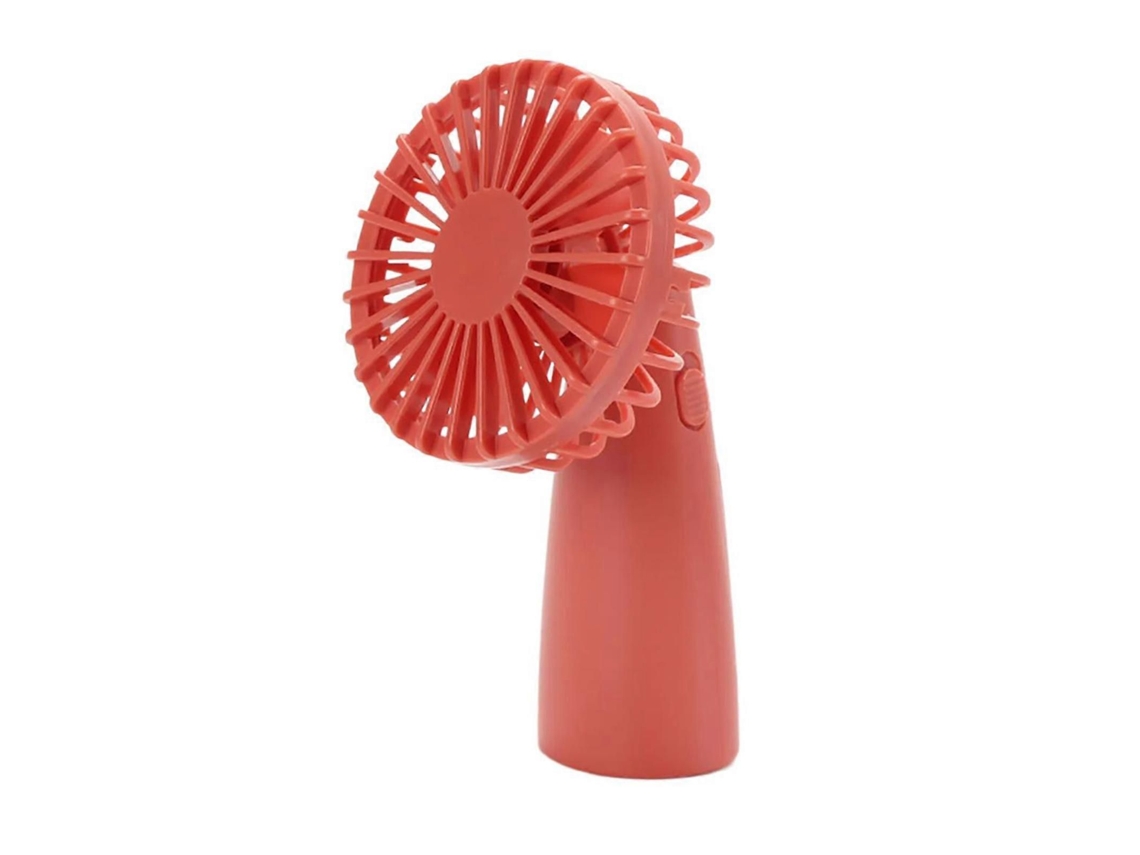 Ventilador De Mão Alimentado Por Bateria Portátil Poderoso Operado 90° Swing Mini Pescoço V