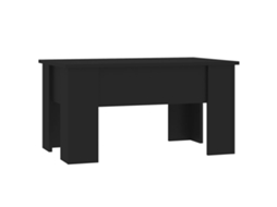 Coffee Table, Coffee Tables Vidaxl Preto Madeira Processada (79 X 49 X 42.5 Cm)