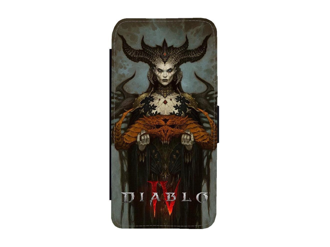 Capa Flip Para Iphone 17 Do Diablo 4