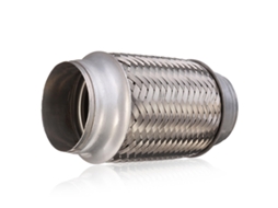 Tubo flexível de escape sem solda, junta flexível de 63 mm x 153 mm.