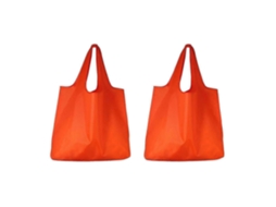 Jiawei 2 Sacolas de Compras Dobráveis ​​de Grande Capacidade Cor Sólida Multiuso Reutilizáveis ​​iec GOKOCO (25kg)