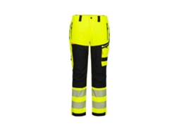 Calças De Trabalho Alta Visibilidade Impermeáveis Dx4 | Chuva Amarillo/negro / 41