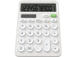 Calculadora de Mesa de 12 Dígitos com Visor Lcd, Botão Sensível, Zqkla BRILVIBERA