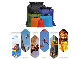 Mali sacos Secos Impermeáveis Ultraleves com Alças para Camping Ciclismo Kayak Praia Viagem Outdoor