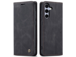Capa Protetora Flip Para Celular, Anti-queda, Com Encaixe Para Cartão.preto - Samsung S20 Plus