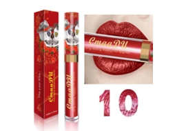 Bálsamo Labial Cremoso De Perla De Larga Duración Hidratante Mate Batom Gloss Maquillaje Cosmético (10)