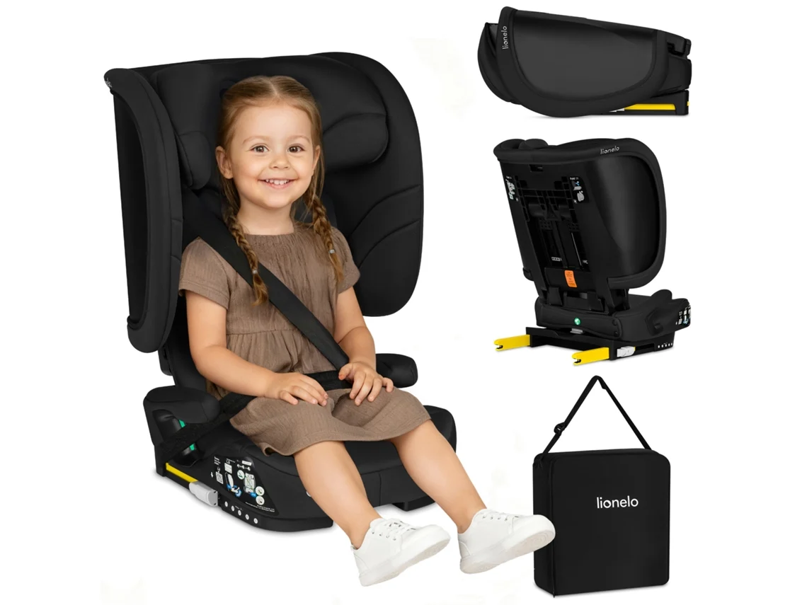 Cadeira Auto Lionelo Orin I-size 76-150cm - Isofix - Dobrável - Leve - Grupo 1/2/3
