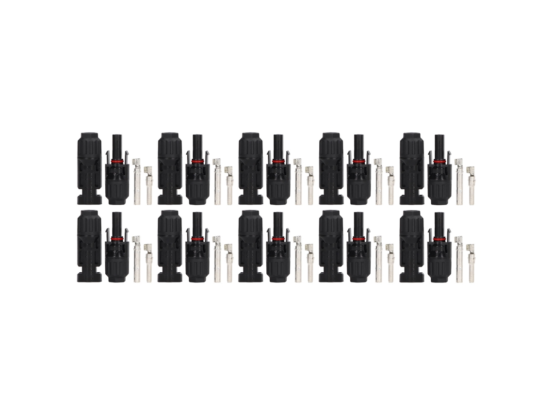 Laxiscreed Conector Para Painel Solar 30a/1000v, Compatível E Retardante De Chama