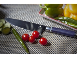 Faca do Chef Yukimura com revestimento de titânio