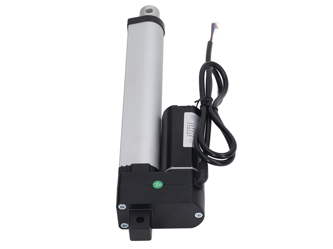 Atuador linear elétrico (curso de 30 mm, carga de 750 N)