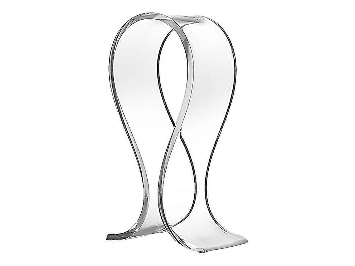 Suporte Para Fone De Ouvido Multifuncional U Transparente Acrílico Carga Forte Universal