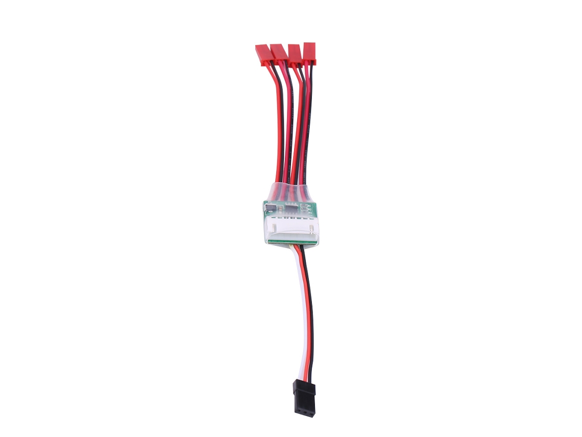 Mali controlador de Fita de Led para Drone e Avião Modelo Rc, Voo Noturno, 6s, 4 Canais
