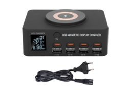 Carregador Sem Fio LAXISCREED 8 Portas 140w Pd100w+qc3.0