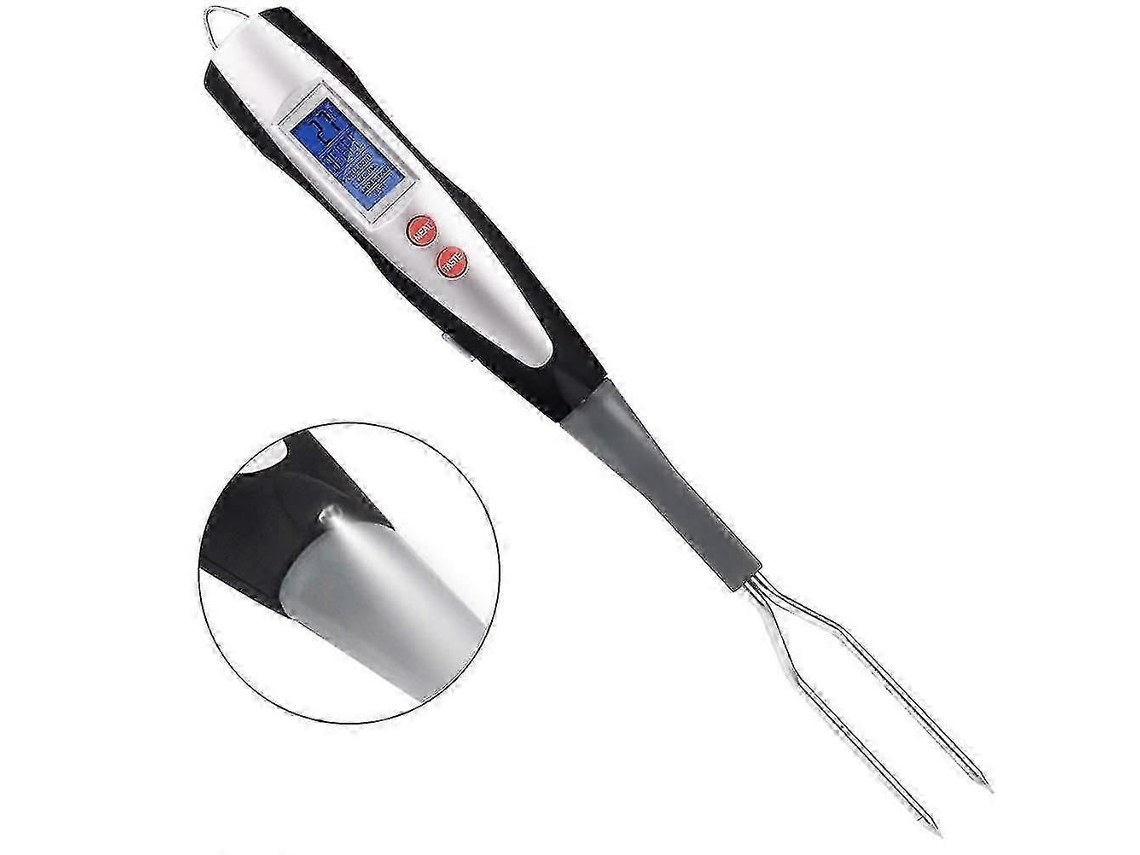 Garfo Termômetro para Carne, Churrasco com Digital, Digital Ideal Cozinhar GOKOCO