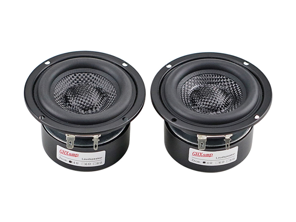 Woofer de 3 Polegadas WEIMAI Alta Fidelidade 4Ohm 25 W 2 Unidades