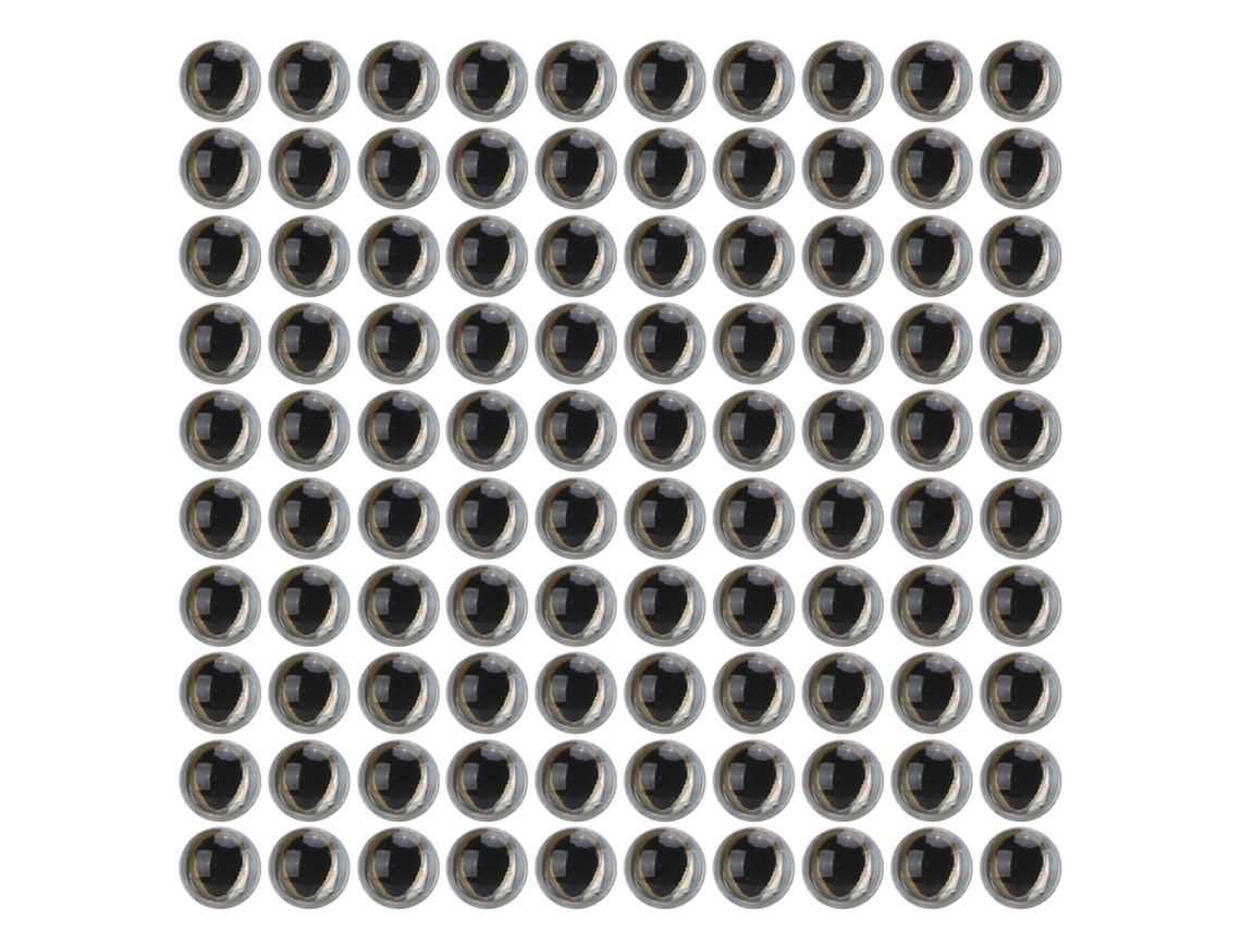 Olhos de Isca de Pesca Epóxi 3d 5mm