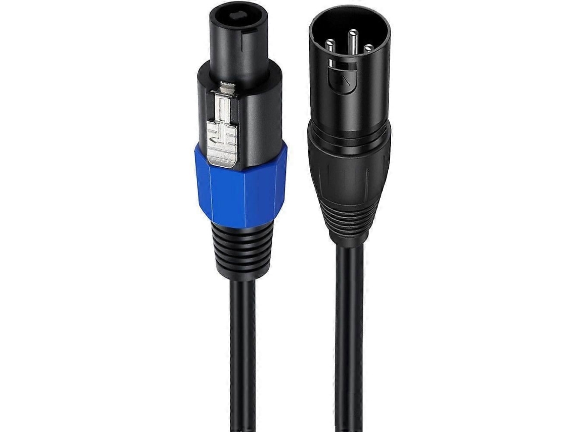 Cabo Lurelia XLR macho, para microfones, mesa de mixagem, amplificadores e caixas de som ativas.