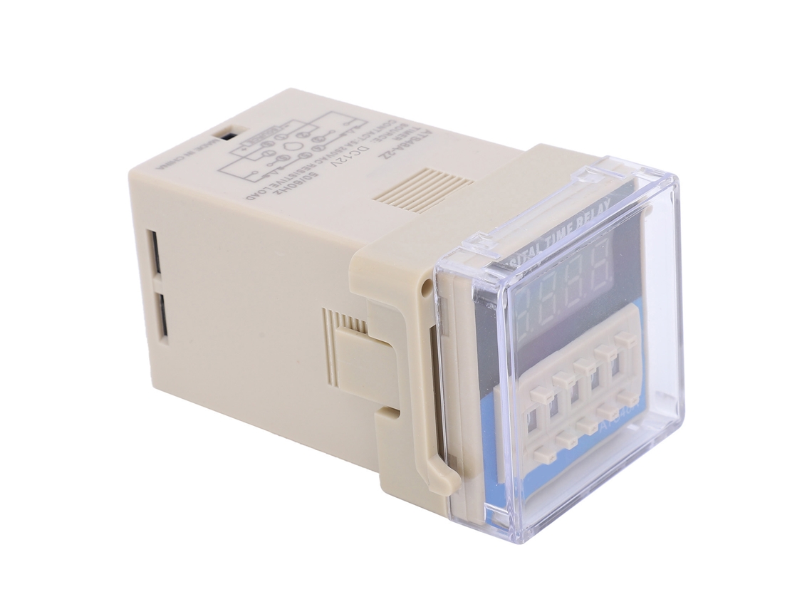 Relé De Tempo Digital Laxiscreed Para Automação Industrial Com Display De Longa Duração