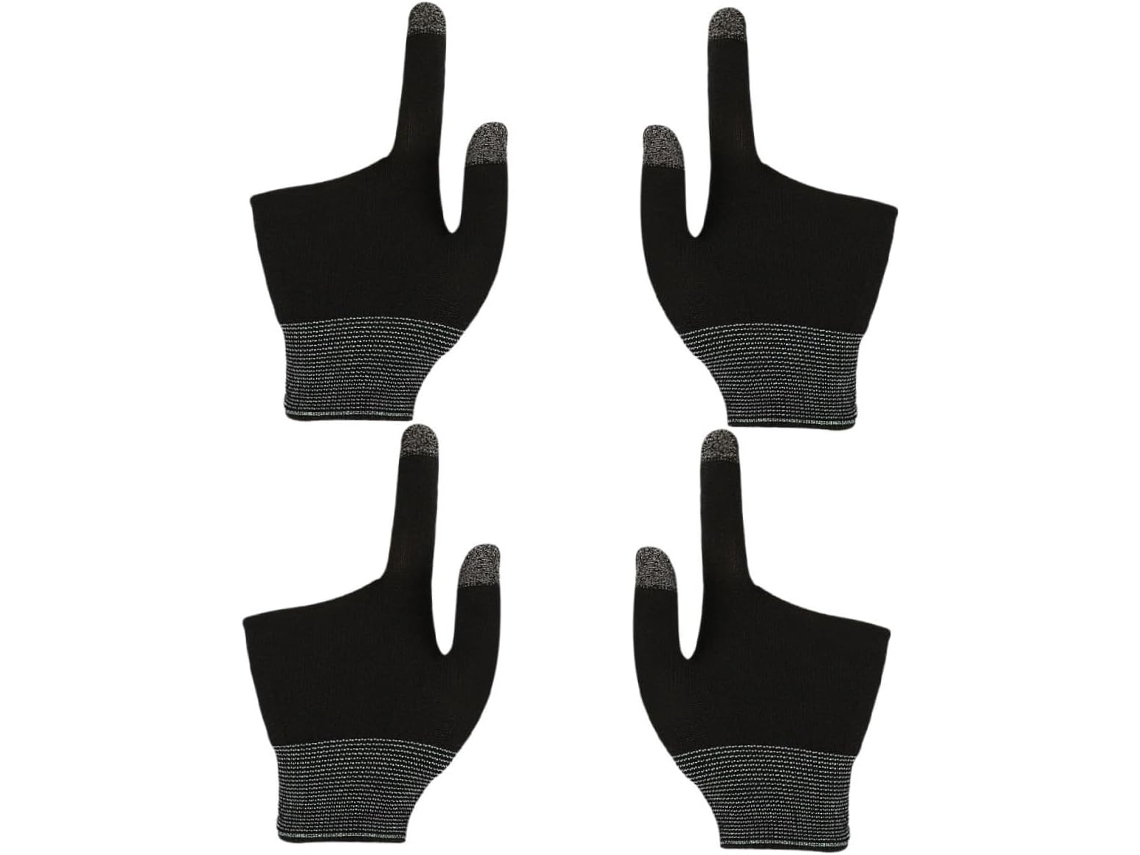2 Pares De Dedeiras Para Jogos Videogame, Dedeiras Para Jogos Em Dispositivos Móveis Com Tela Sensível Ao Toque