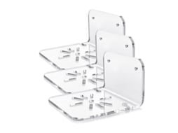 Suporte de Parede AQUAFORGE para Microfone, com 4 Braçadeiras de Borracha