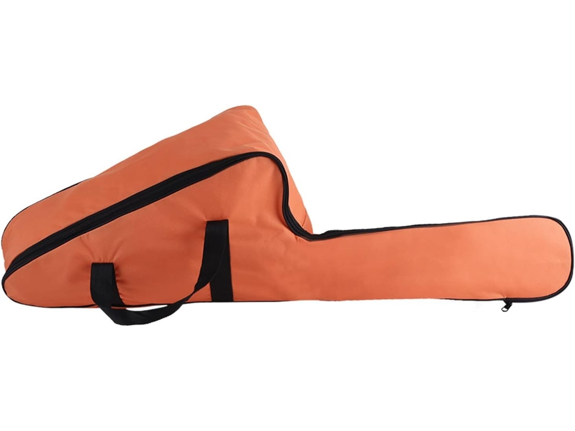 Bolsa Portátil Para Transporte De Motosserra, Em Tecido Oxford Laranja, 89x 48x 13cm, Resistente E Protetora, Ideal Para