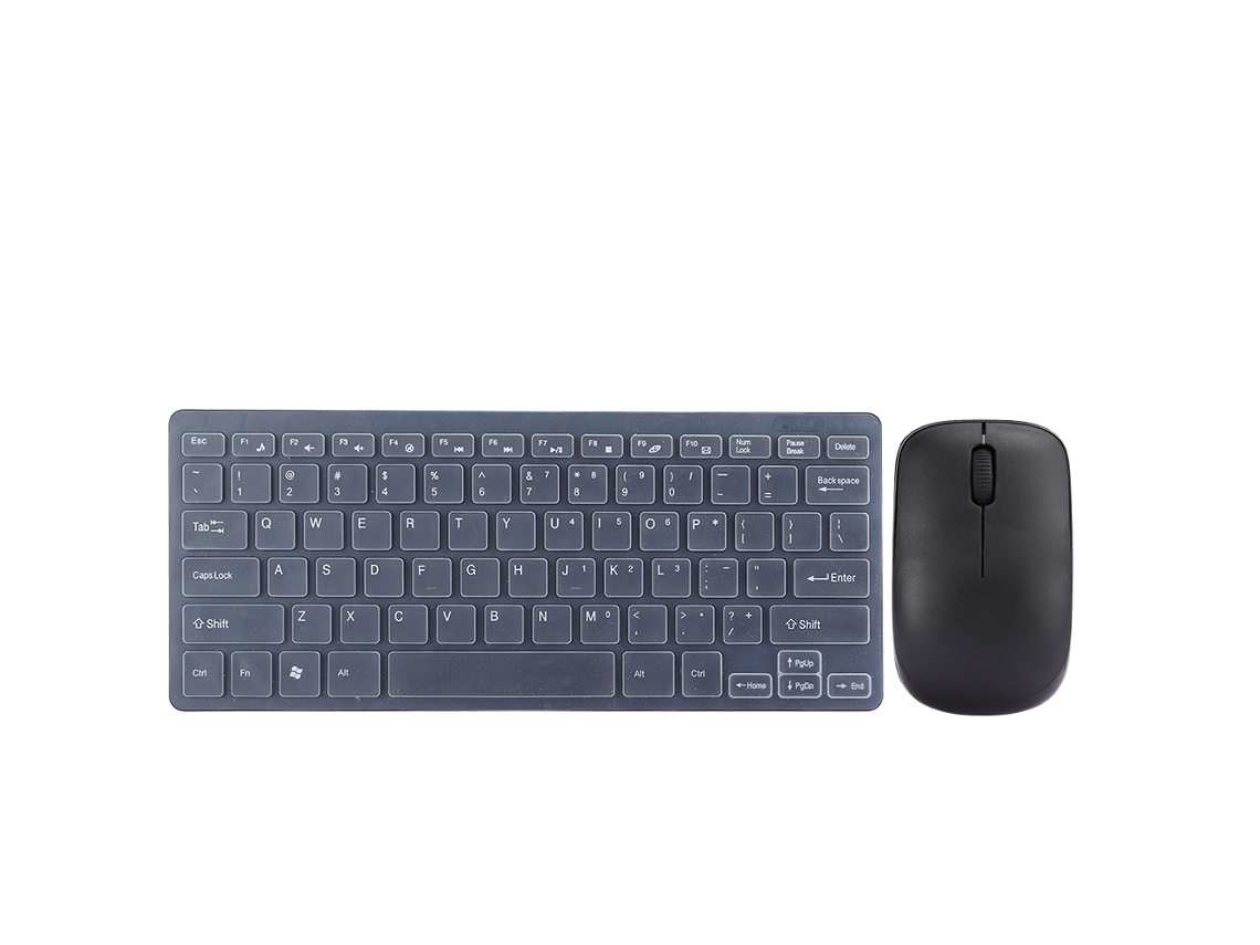 Combo De Teclado E Mouse Sem Fio 2.4g Preto K-03