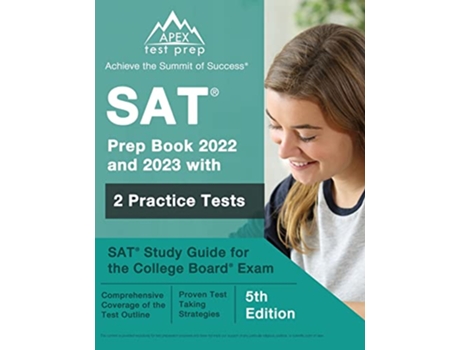 Livro SAT Prep Book 2022 and 2023 with 2 Practice Tests de J M Lefort (Inglês)