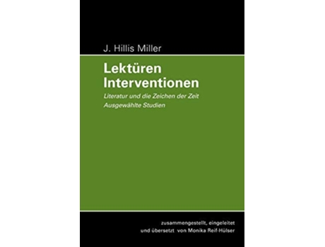 Livro Lektüren - Interventionen De J Hillis Miller (alemão)