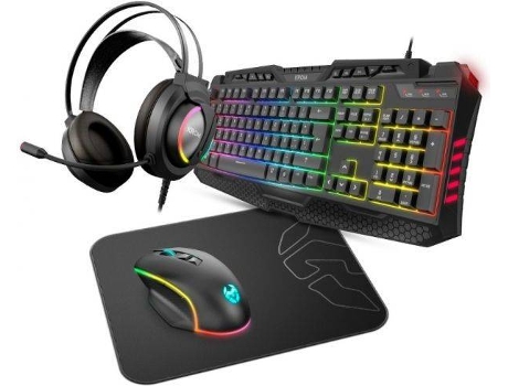 Kit Gaming Krom Kritic RGB Rainbow