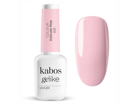 Verniz Híbrido Uv Led Kabos Gelike 021 Rosa Delicado 8 Ml