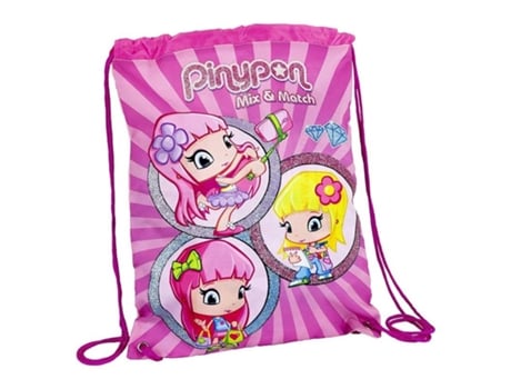 Pinypon Mochila Saco Con Cuerdas En Rosa De Famosa Famosap21