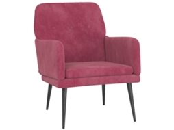 Armchair, Armchairs Vidaxl Vermelho Veludo