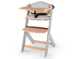 Cadeira de Refeição com Almofada KINDERKRAFT Enock Natural Grey