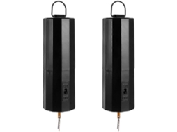 Rebe 2 Peças de Motor Eléctrico para Colgantes de Viento e Giratórios Operados por Bateria Plástico e Metal 4,5x17cm Negro