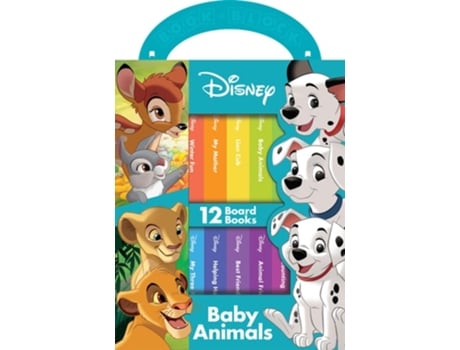 Livro Disney Baby Animal Stories My First Library Box Set De Pi Kids (inglês - Capa Dura)