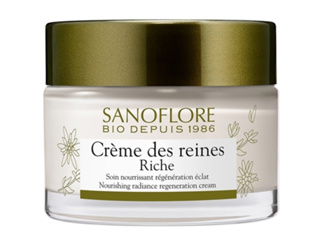 Creme Des Reines Riche Regeneração Radiance Orgânico 50 Ml SANOFLORE