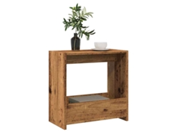 Vidaxl Mesa De Apoio Madeira Velha 50x26x50 Cm Madeira Trabalhada