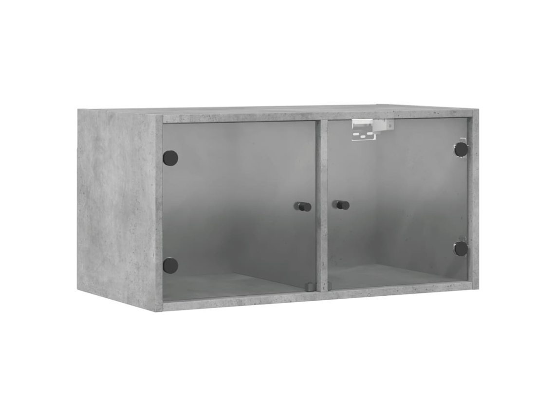 Wall Cabinet, Wall Cabinets Vidaxl Cinzeto Madeira Processada (n/a)