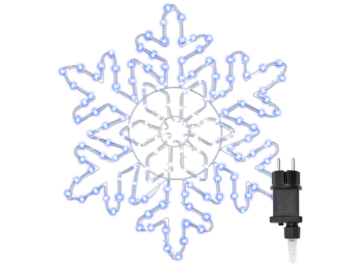 Conjunto 1 Decoração De Natal Vidaxl Azul Pvc (55.5 X 55.5 X 0.75cm)